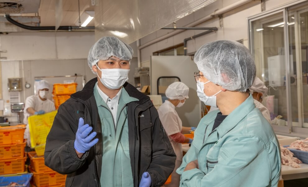 先輩社員の写真